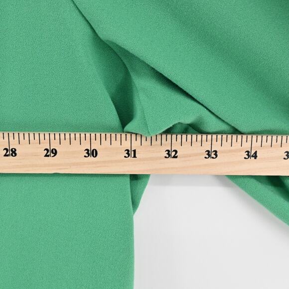 TORRID‎ Blazer Womens Size 5 Green Ruched 3/4 Sleeve Open Front Jacket Career - Picture 11 of 14